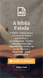 Mobile Screenshot of abibliafalada.com.br